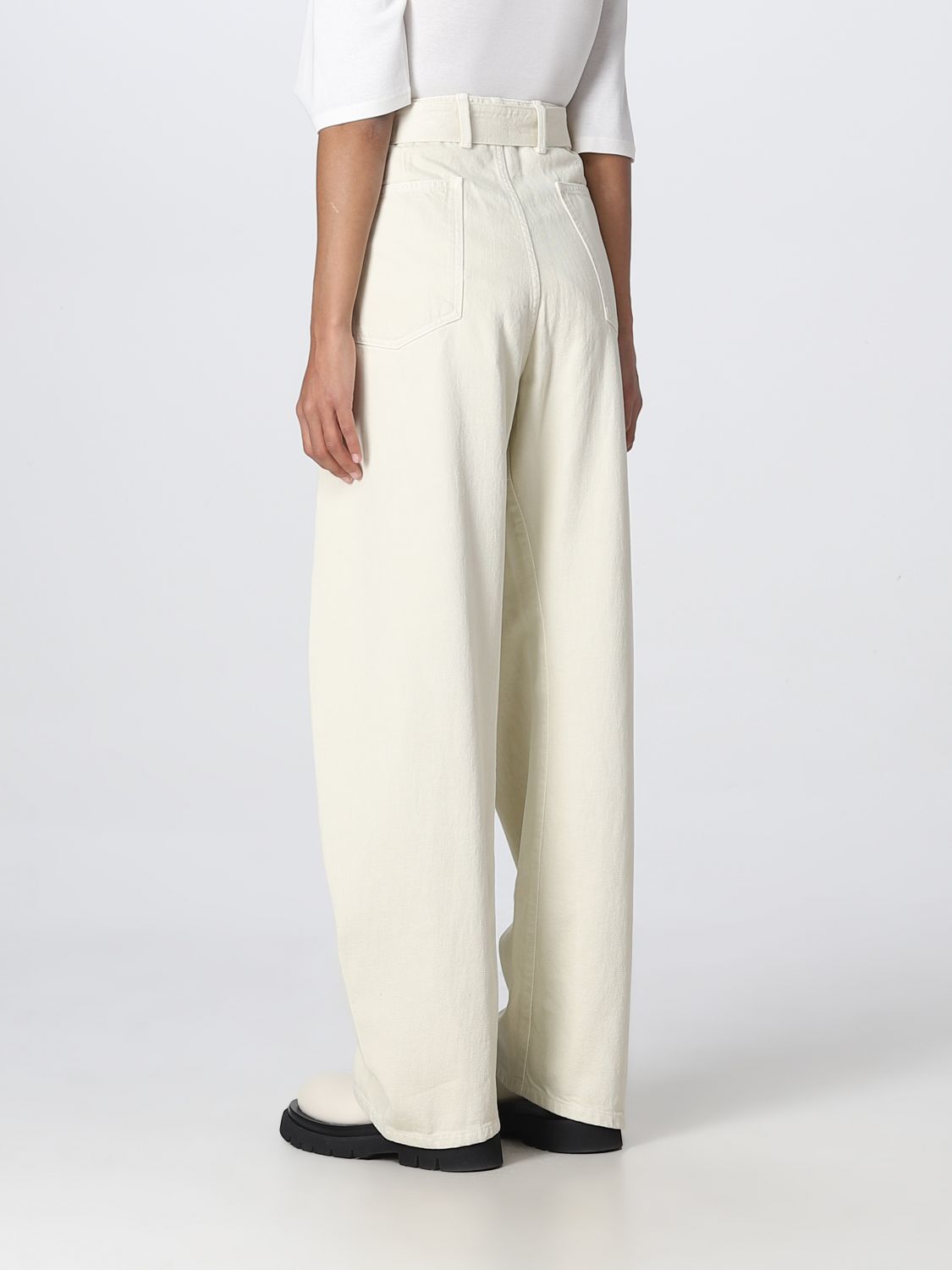 Trousers Lemaire: Lemaire trousers for women white 3