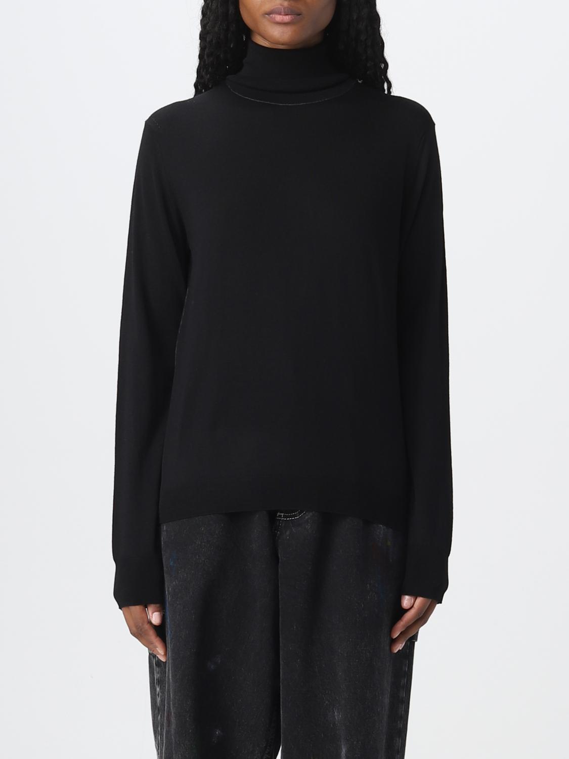 Maison Margiela Suéter Con Cuello Alto - Negro In Black
