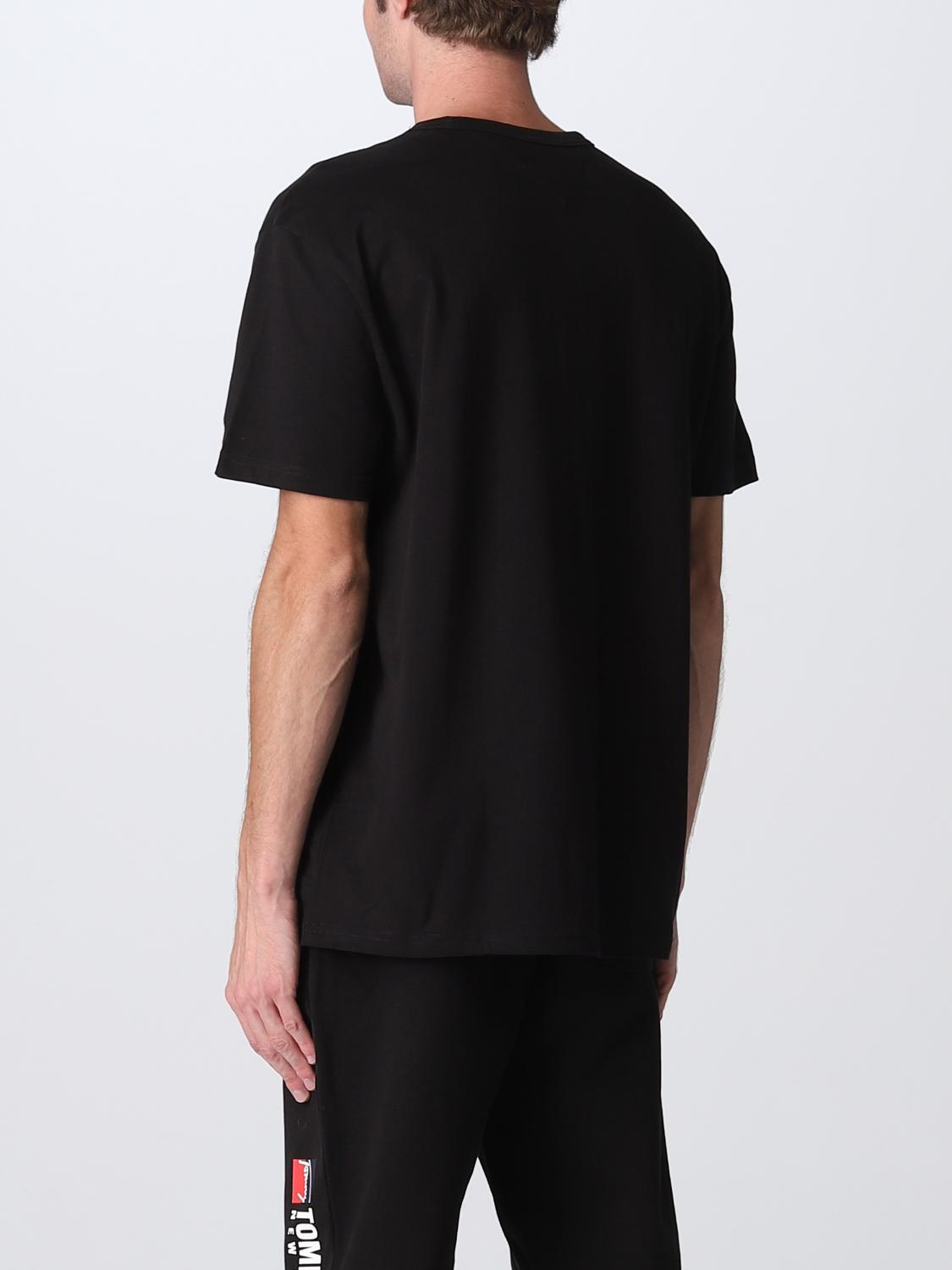 TOMMY JEANS tshirt for men Black Tommy Jeans tshirt DM0DM13818 online on