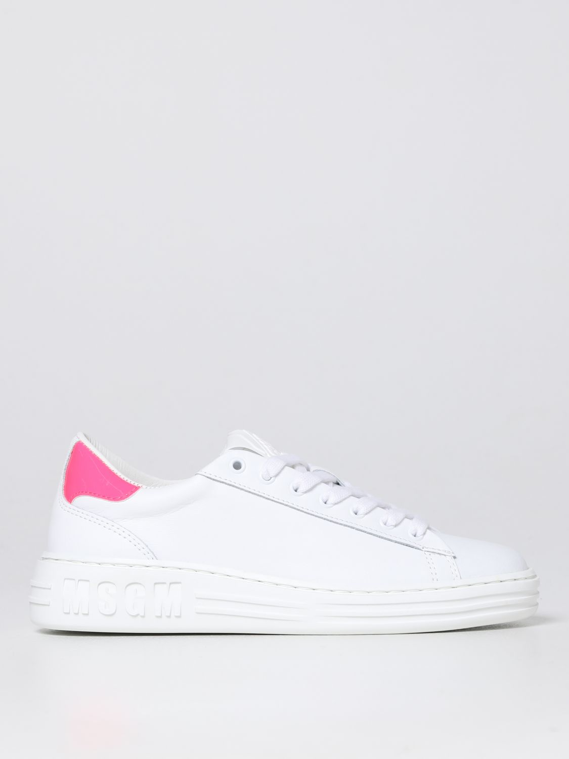 MSGM: sneakers for woman - White | Msgm sneakers 3341MDS501366 online ...