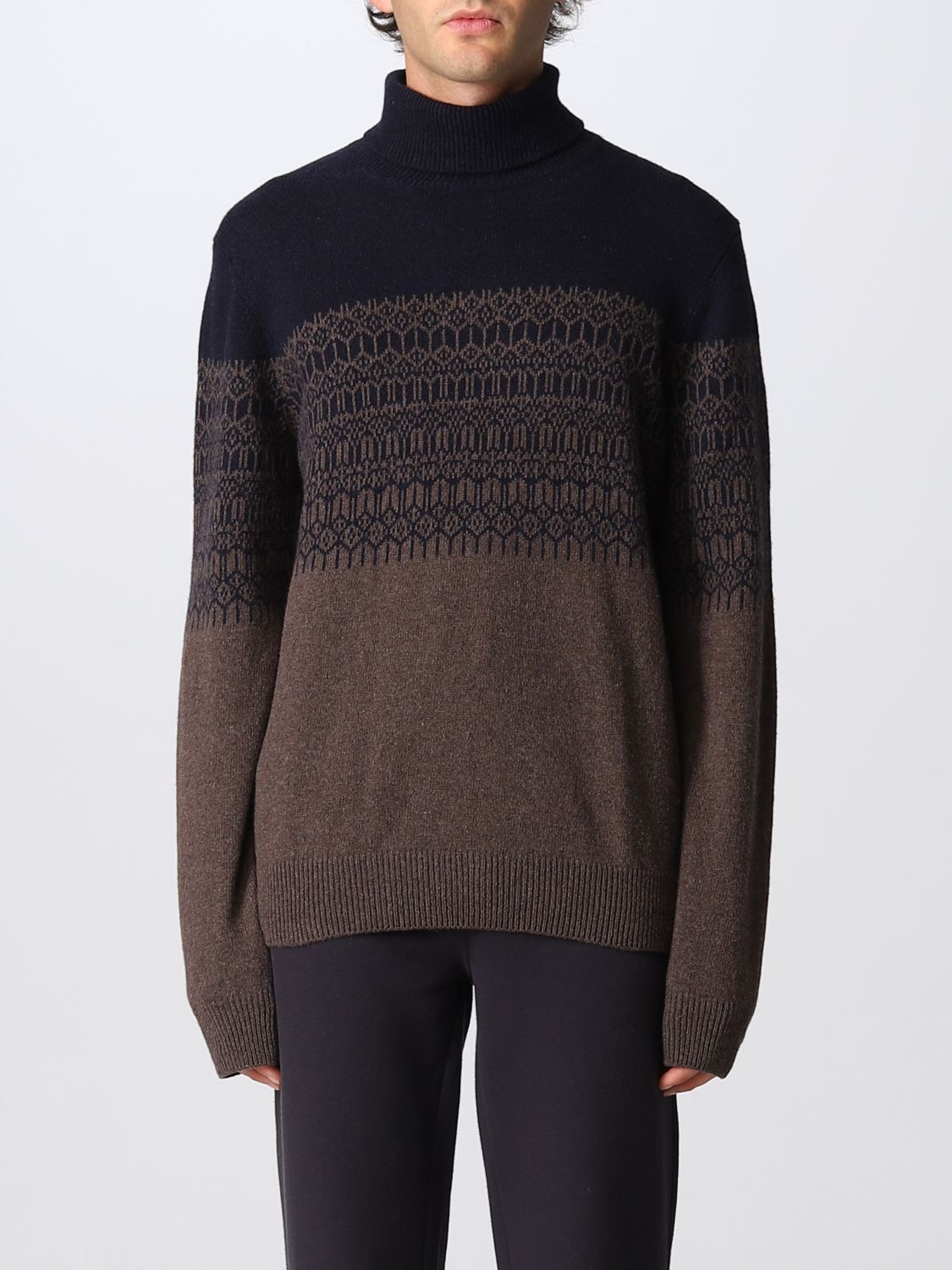 Corneliani Sweater  Men Color Brown
