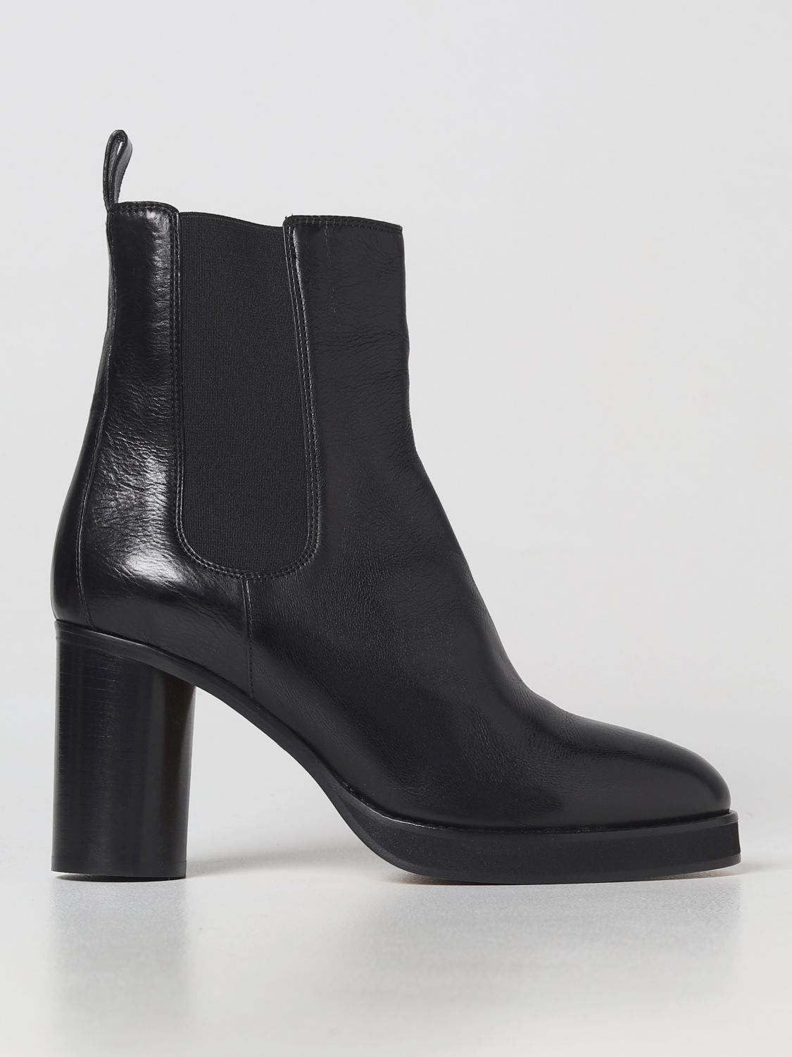 ISABEL MARANT: flat booties for woman - Black | Isabel Marant flat ...