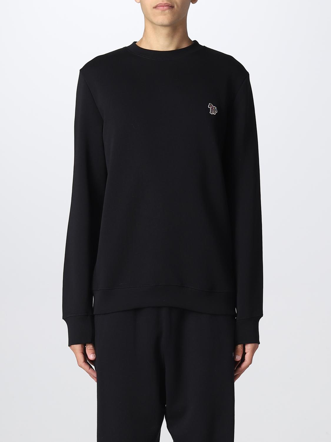Paul Smith Zebra Patch Crewneck Sweatshirt In Black