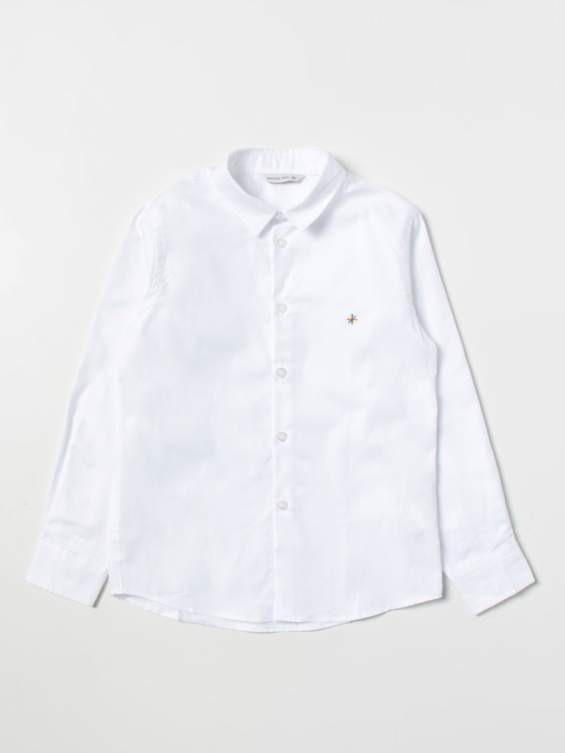 Рубашка Manuel Ritz: Рубашка Manuel Ritz мальчик белый 1