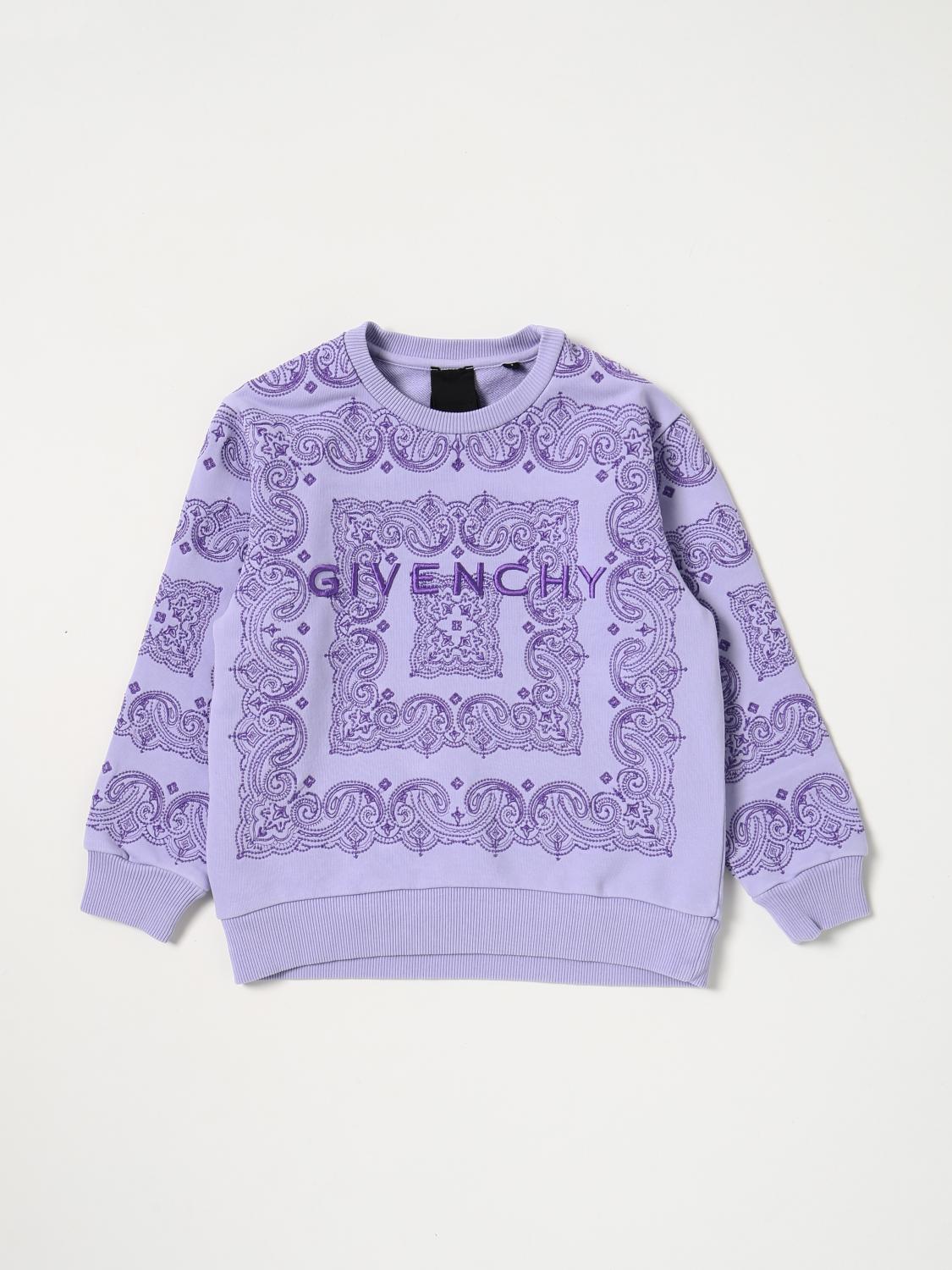 GIVENCHY: sweater for girls - Violet | Givenchy sweater H15273 online on  