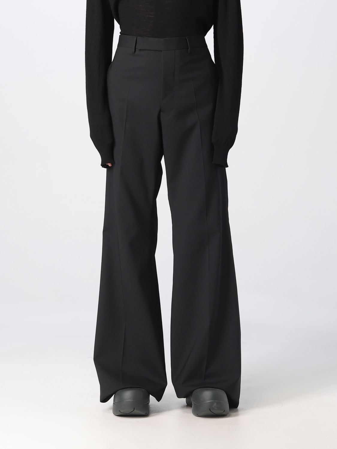 RICK OWENS: pants for man - Black | Rick Owens pants RU02B2350ZL online ...