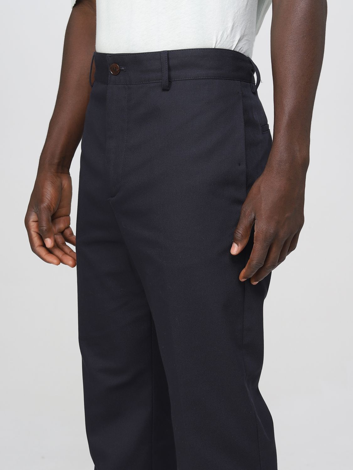 ACNE STUDIOS: pants for man - Navy | Acne Studios pants BK0490 online ...