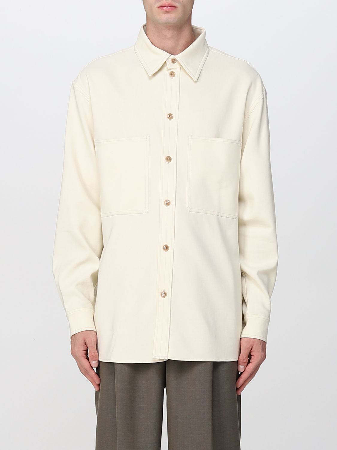 LEMAIRE: shirt for man - White | Lemaire shirt SH317LF842 online on ...