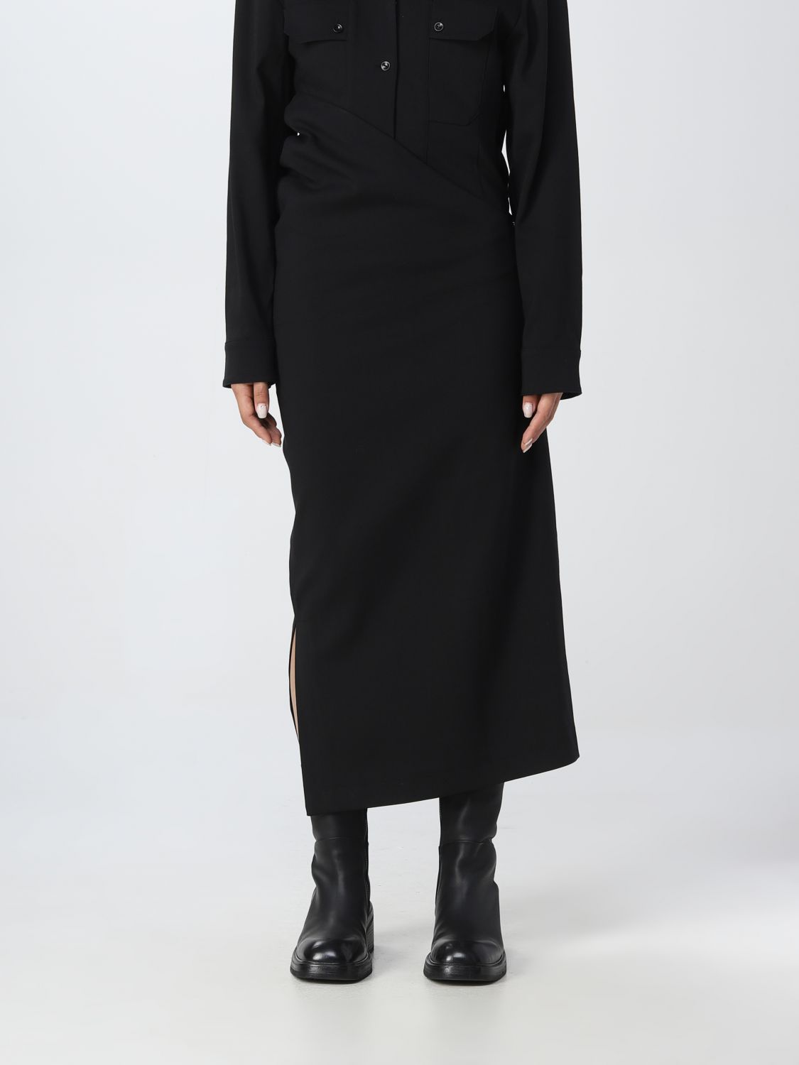 LEMAIRE: skirt for woman - Black | Lemaire skirt SK292LF842 online at ...