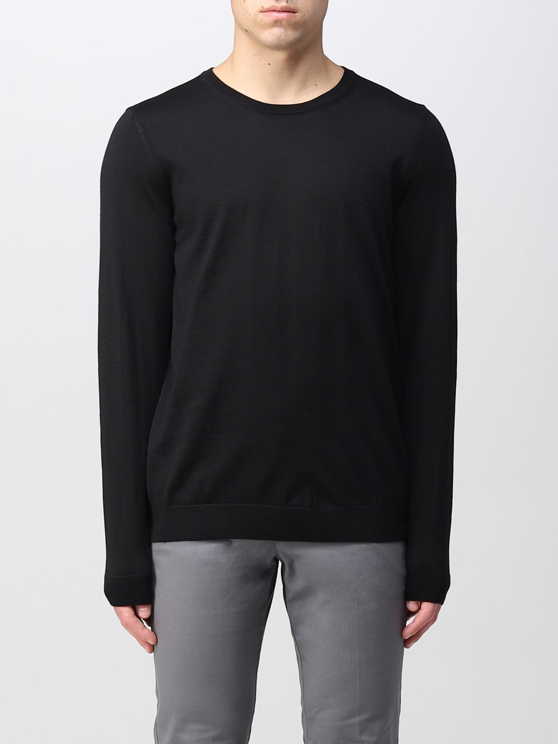 BOSS: sweater for man - Black | Boss sweater 50468239 online at GIGLIO.COM