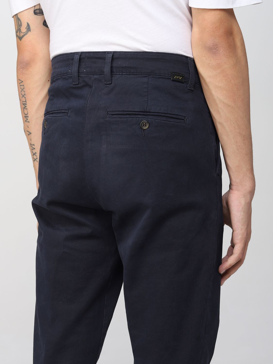 HAIKURE: pants for man - Navy | Haikure pants HEM03184GS201PX online on ...