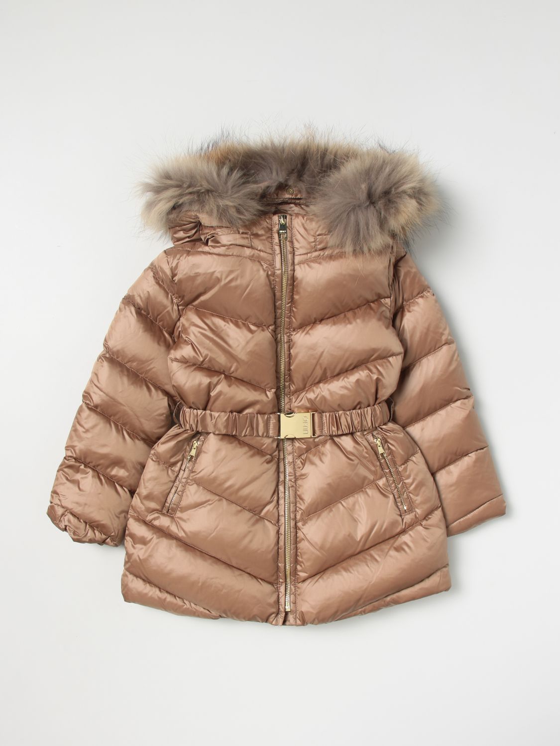 Imitación ironía Logro LIU JO: jacket for girls - Beige | Liu Jo jacket KF2036T5603 online on  GIGLIO.COM