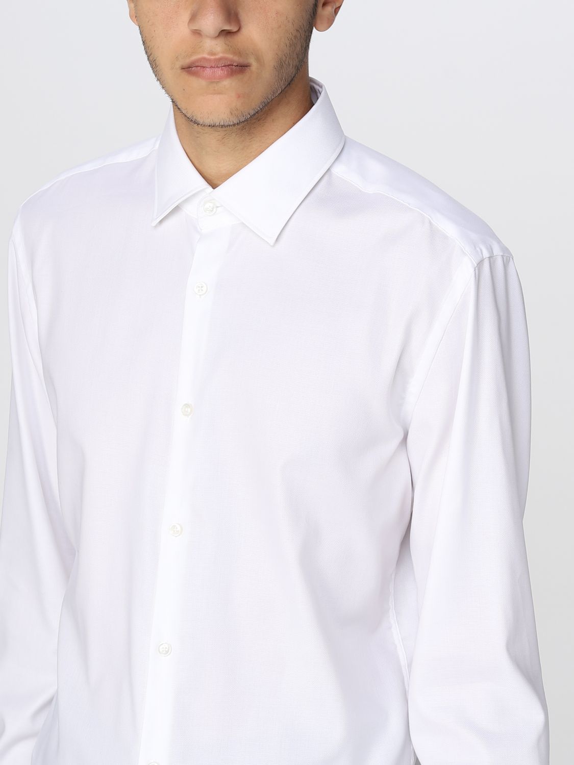 HUGO: shirt for man - White | Hugo shirt 50478280 online on GIGLIO.COM