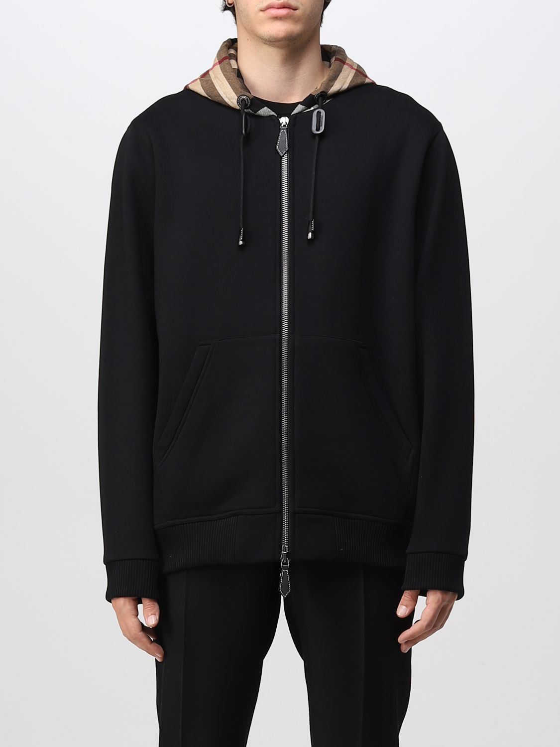 BURBERRY: sweatshirt for man - Black | Burberry sweatshirt 8048026 ...