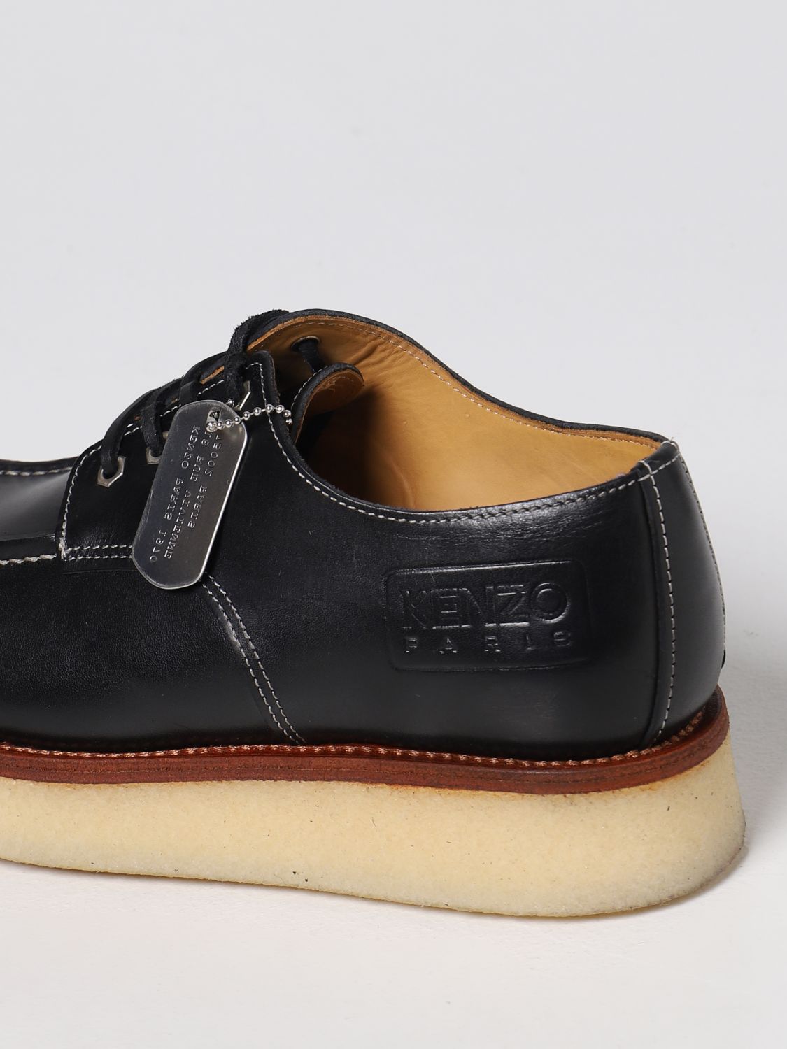 Brogue shoes Kenzo: Kenzo brogue shoes for man black 4
