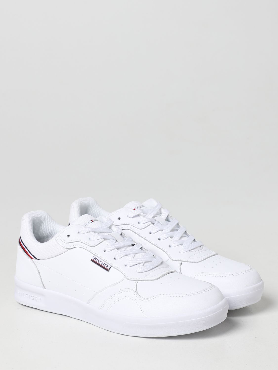 Udsigt Picket support TOMMY HILFIGER: Modern Cup Ultraweight leather and mesh sneakers - White | Tommy  Hilfiger sneakers FM0FM04141 online on GIGLIO.COM