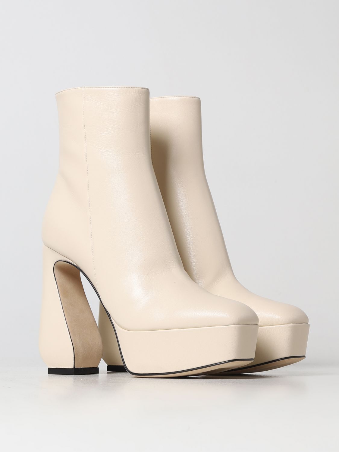 Flat ankle boots Sergio Rossi: Sergio Rossi flat ankle boots for women camel 2