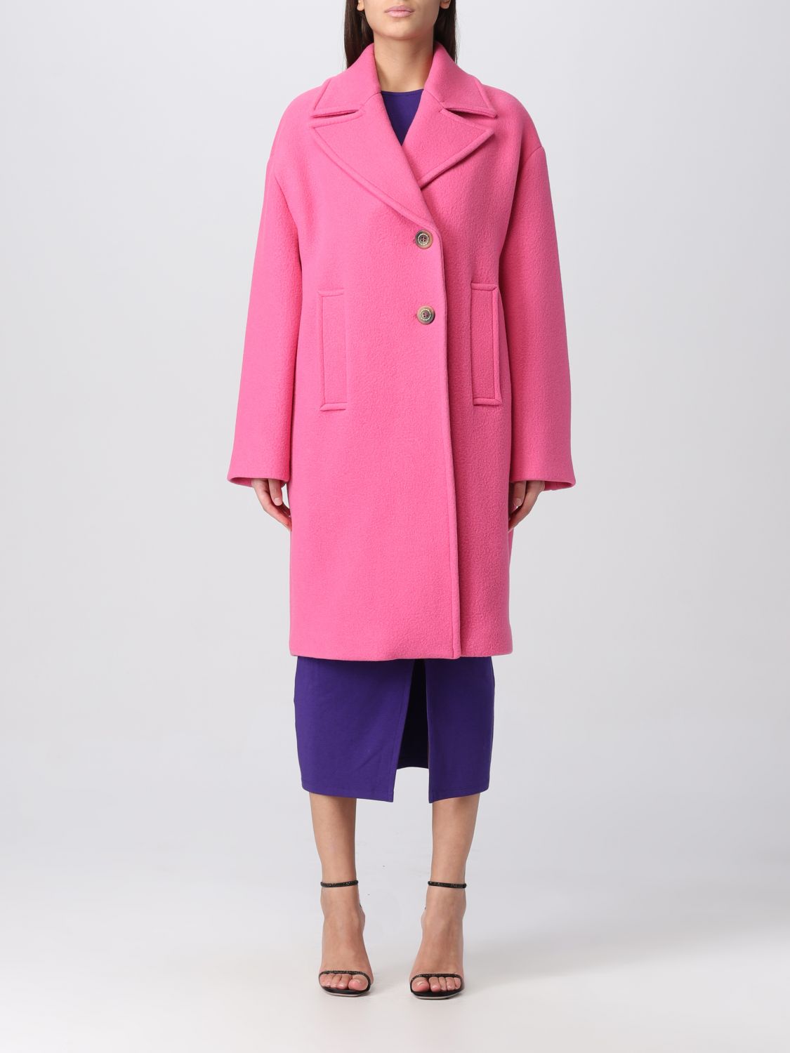 大衣 Pinko: Pinko大衣女士 紫红色 1