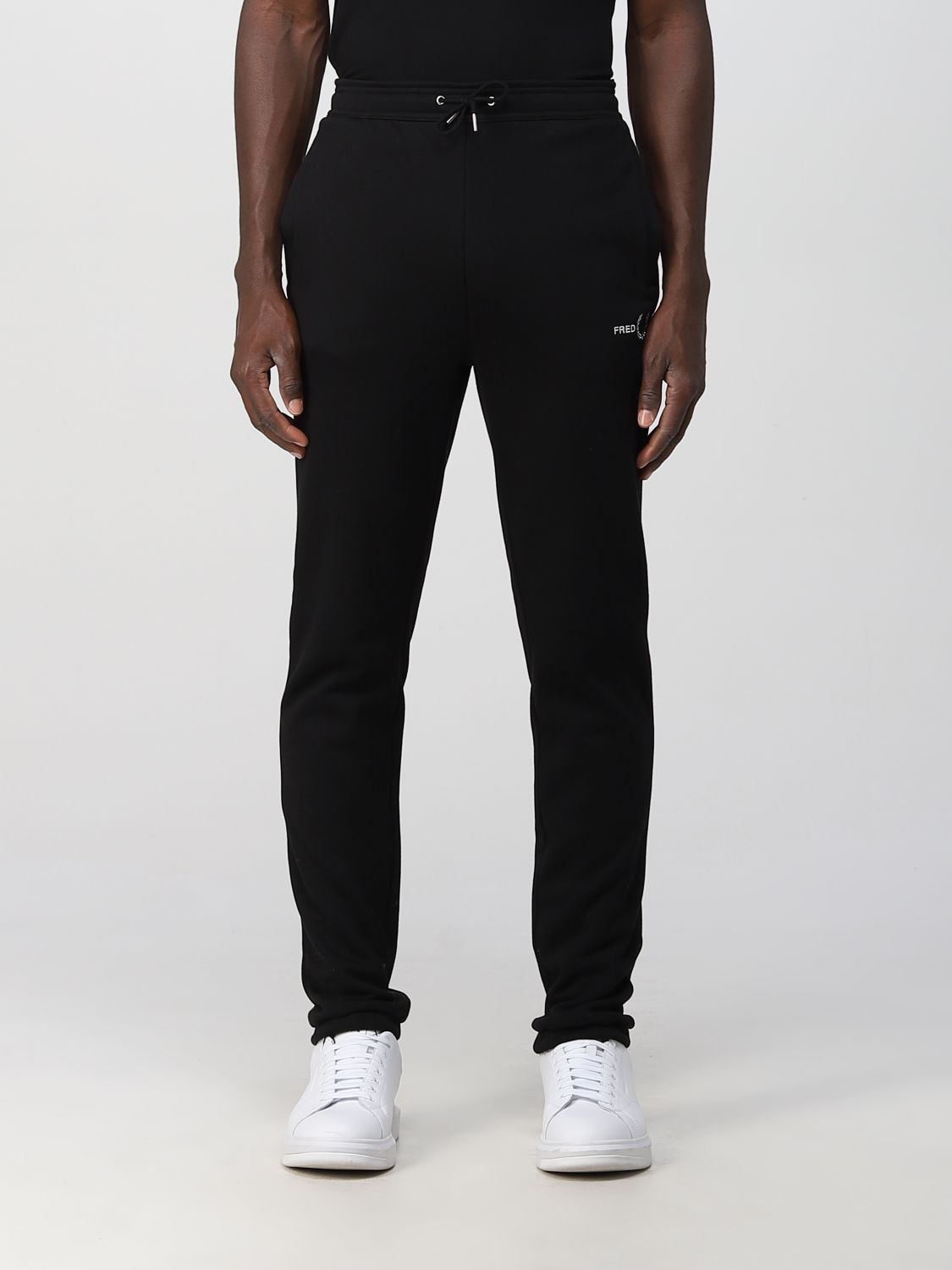 Fred Perry Trousers Men In Black | ModeSens