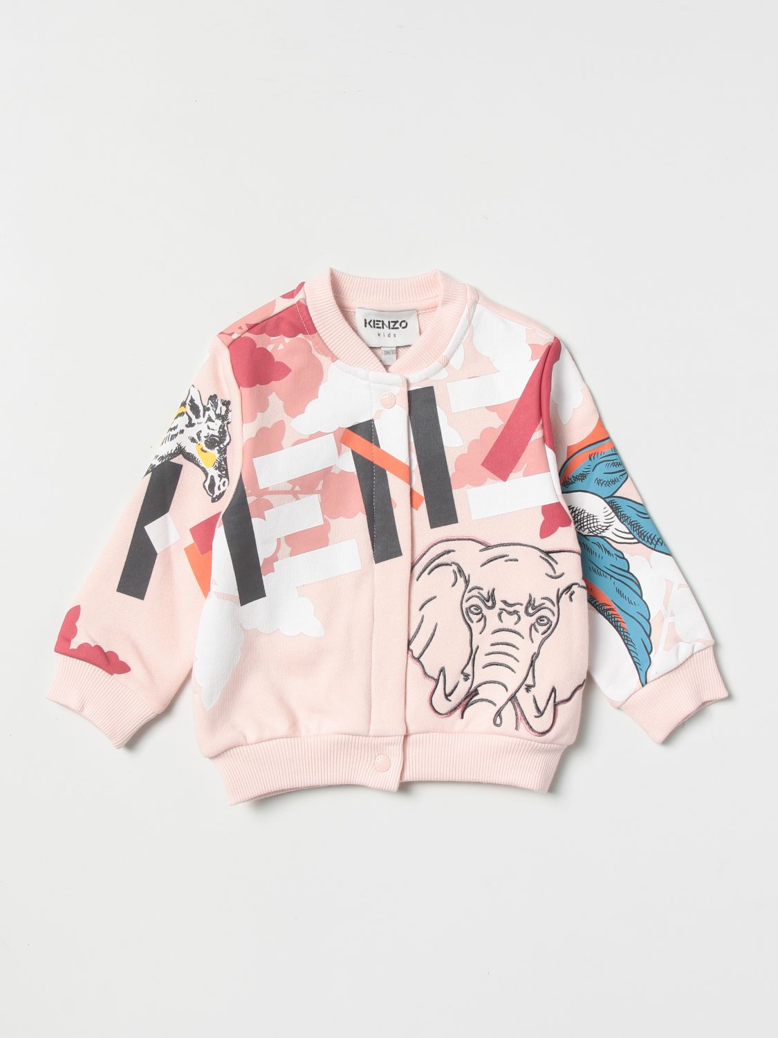 KENZO KIDS sweater for baby Pink Kenzo Kids sweater K05419 online