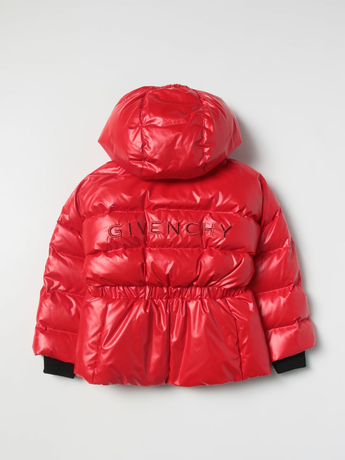GIVENCHY: jacket for girls - Red | Givenchy jacket H16101 online on  