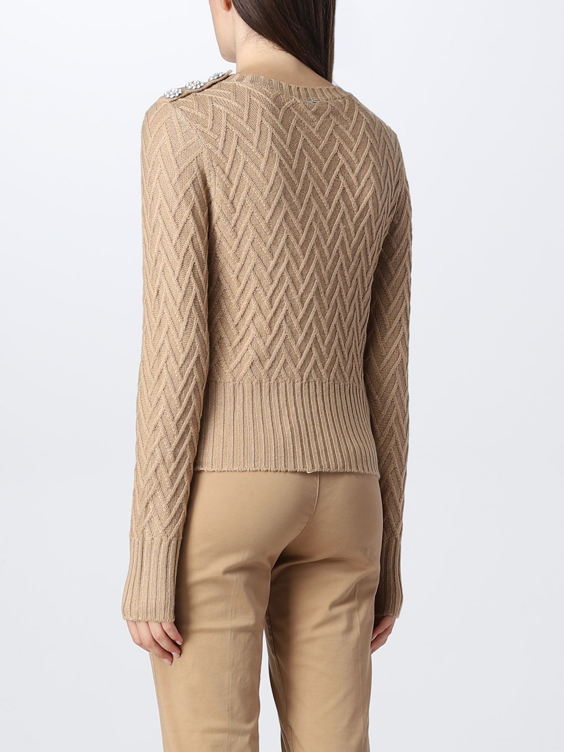 LIU JO: sweater for woman - Dove Grey | Liu Jo sweater WF2269MA95M