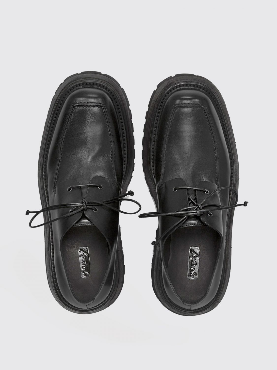 Zapatos de cordones Marsèll: Zapatos de cordones Marsèll para hombre negro 4