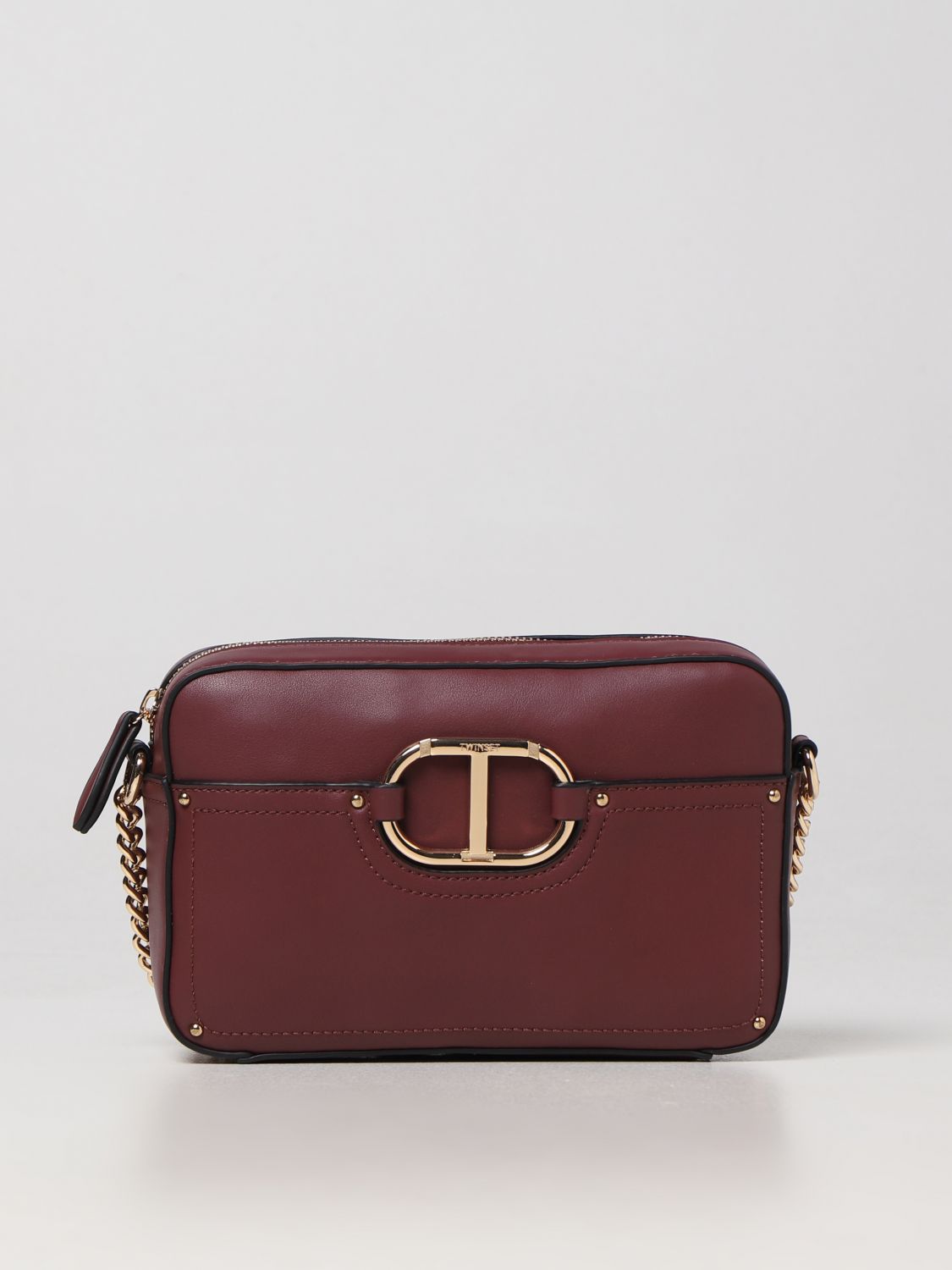TWINSET: crossbody bags for woman - Burgundy  Twinset crossbody bags  222TB7381 online at