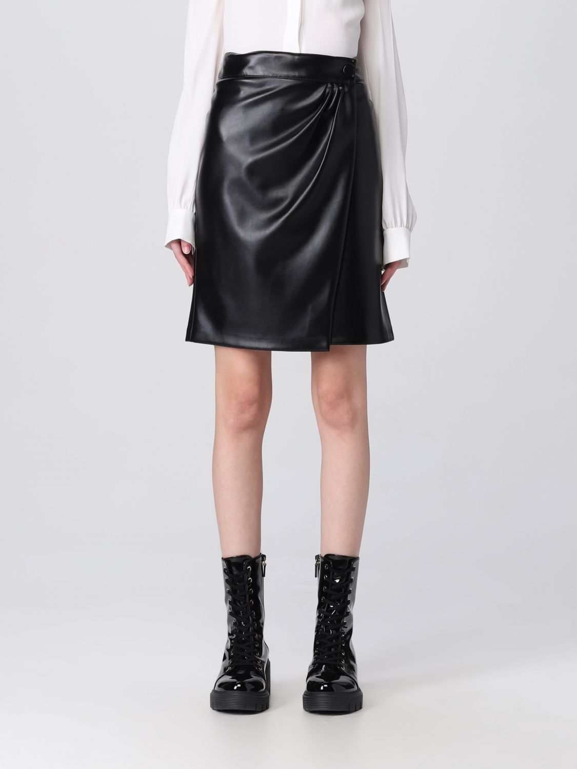 TWINSET: skirt for woman - Black | Twinset skirt 222TP222C online on ...