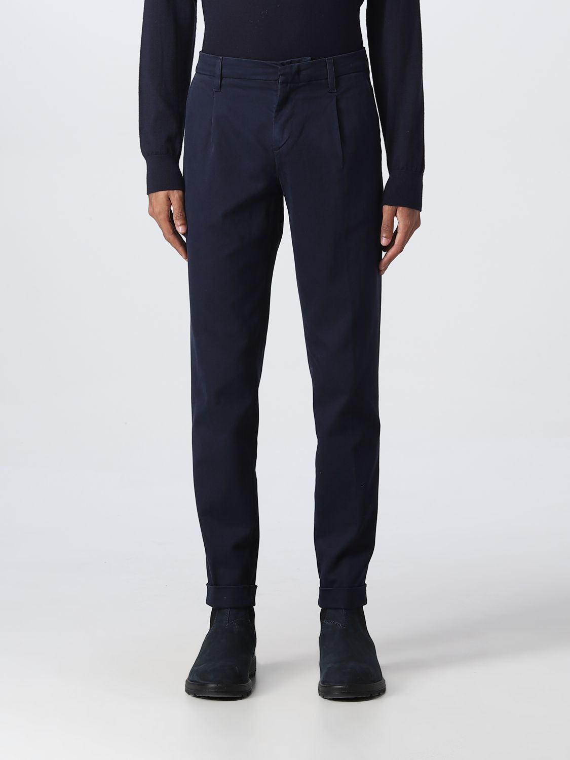 FAY: pants for man - Navy | Fay pants NTM8645190TUNX online at GIGLIO.COM