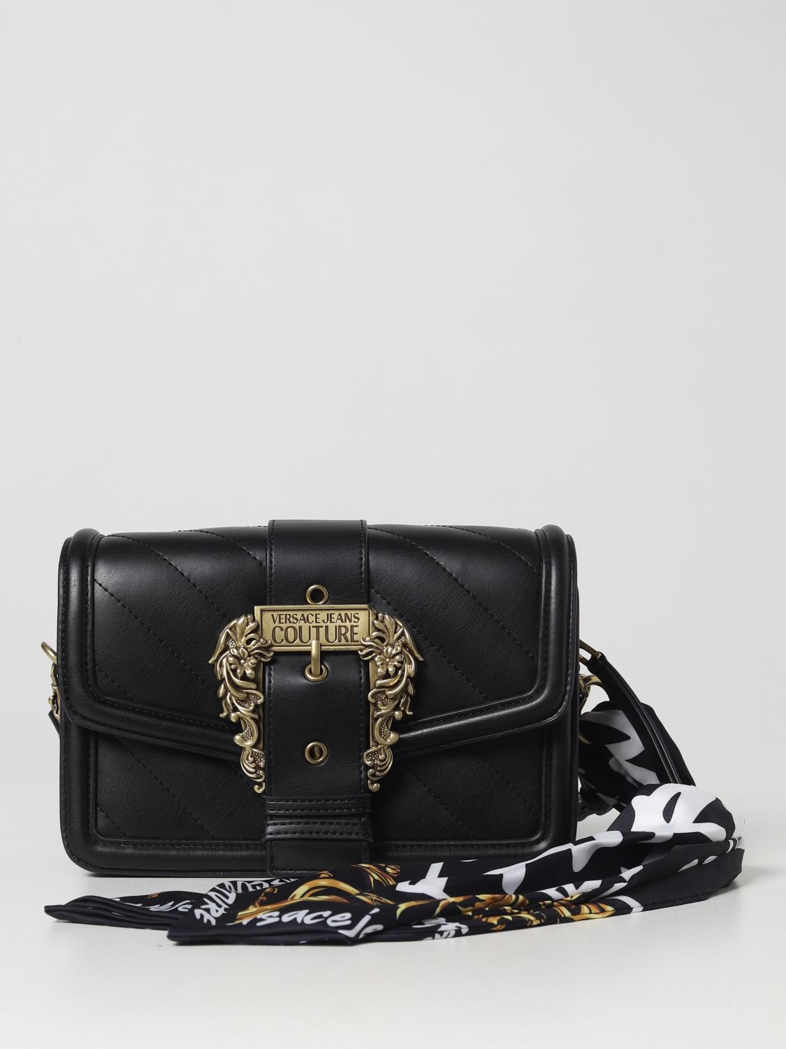 Versace jeans couture black large handbag