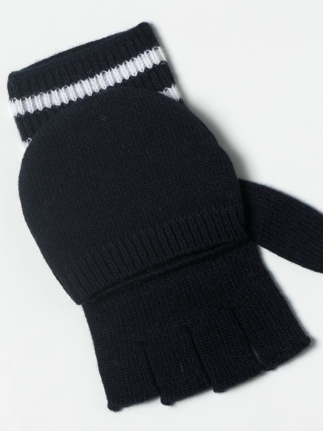 Перчатки Moncler: Перчатки Moncler для детей темно-синий 2