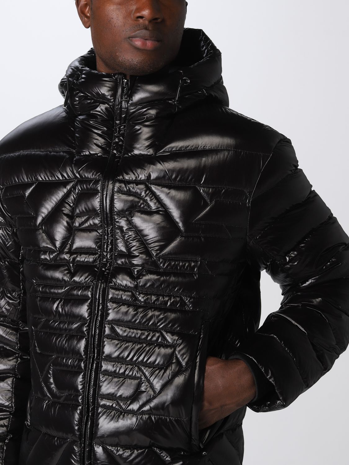 Emporio Outlet: jacket for man - Black | Emporio Armani jacket 6L1BN71NPDZ on GIGLIO.COM