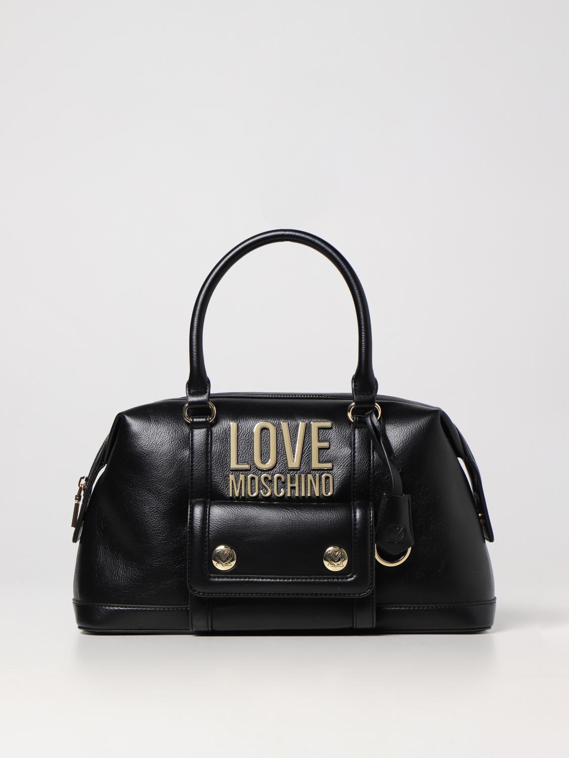 LOVE MOSCHINO: handbag for woman - Black | Love Moschino handbag ...