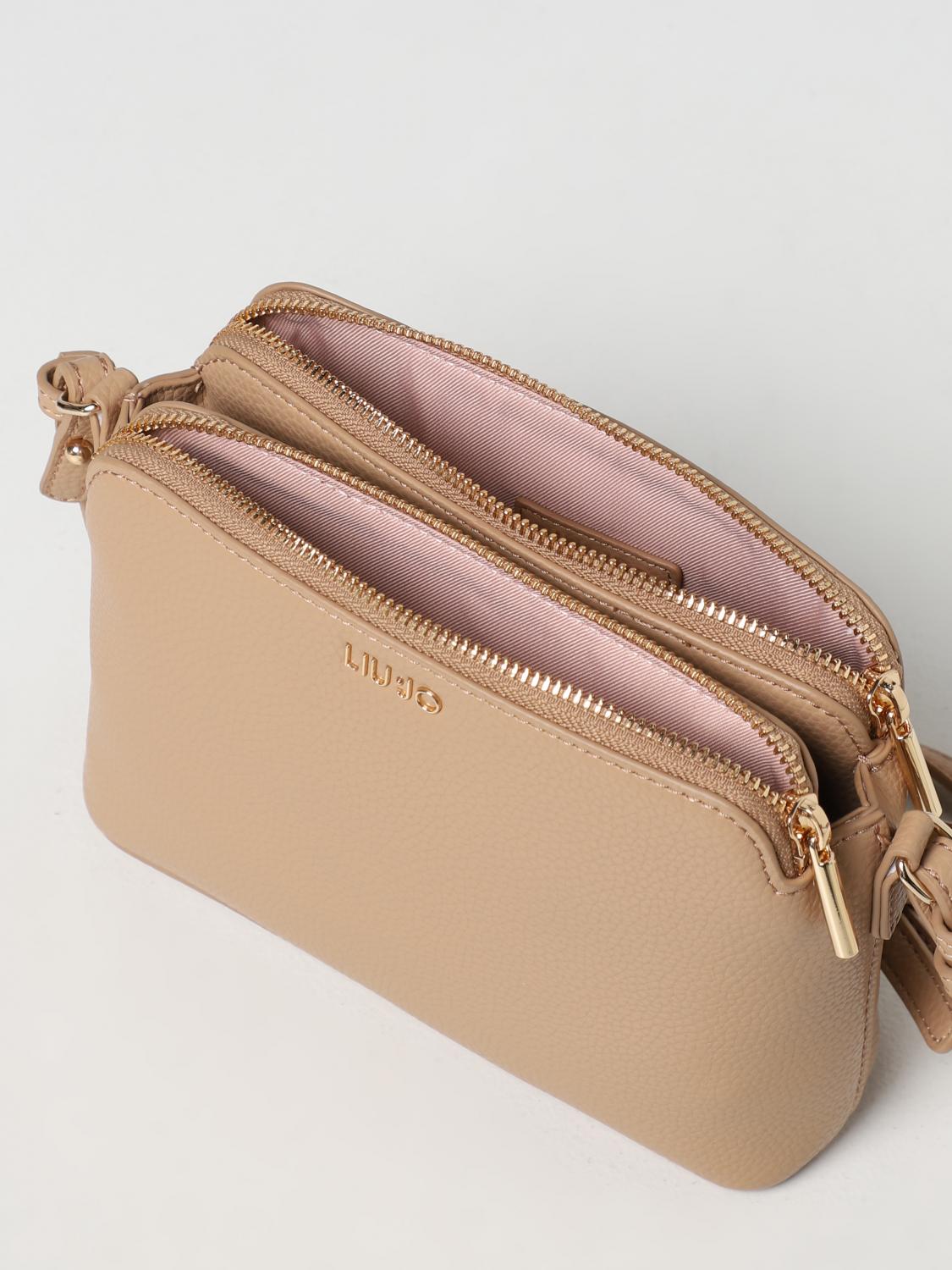 Borsa A Tracolla LIU JO - In Pelle Poliuretano, Doppia Zip, Tracolla Regolabile, 18x11x6.5cm