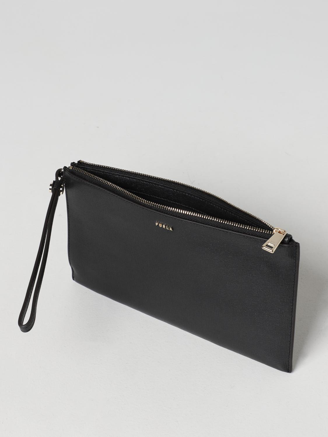 FURLA clutch for woman Black Furla clutch WE00402B30000 online on