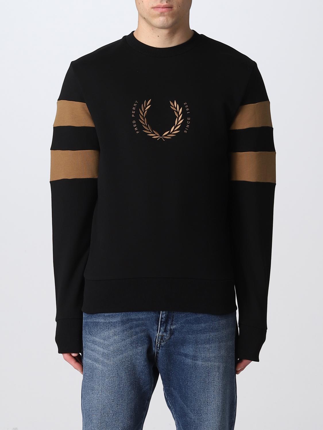 Sweatshirt Fred Perry Men Color Black
