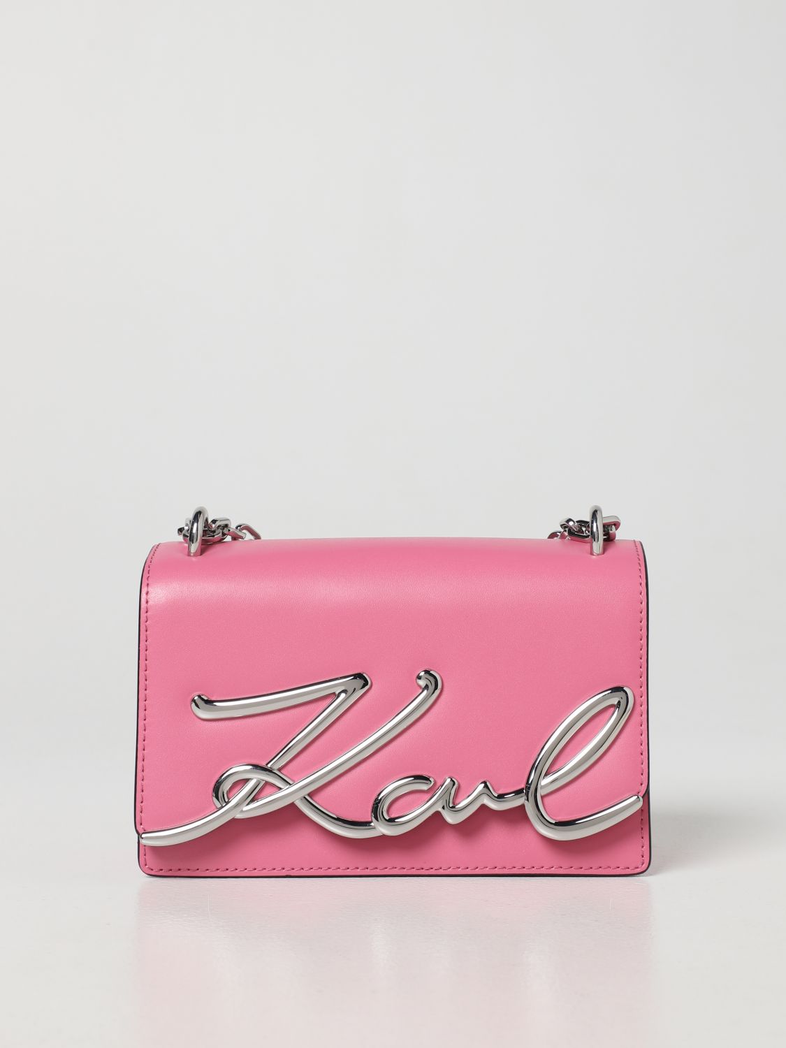 Karl Lagerfeld Outlet: mini bag for woman - Pink  Karl Lagerfeld mini bag  225W3041 online at