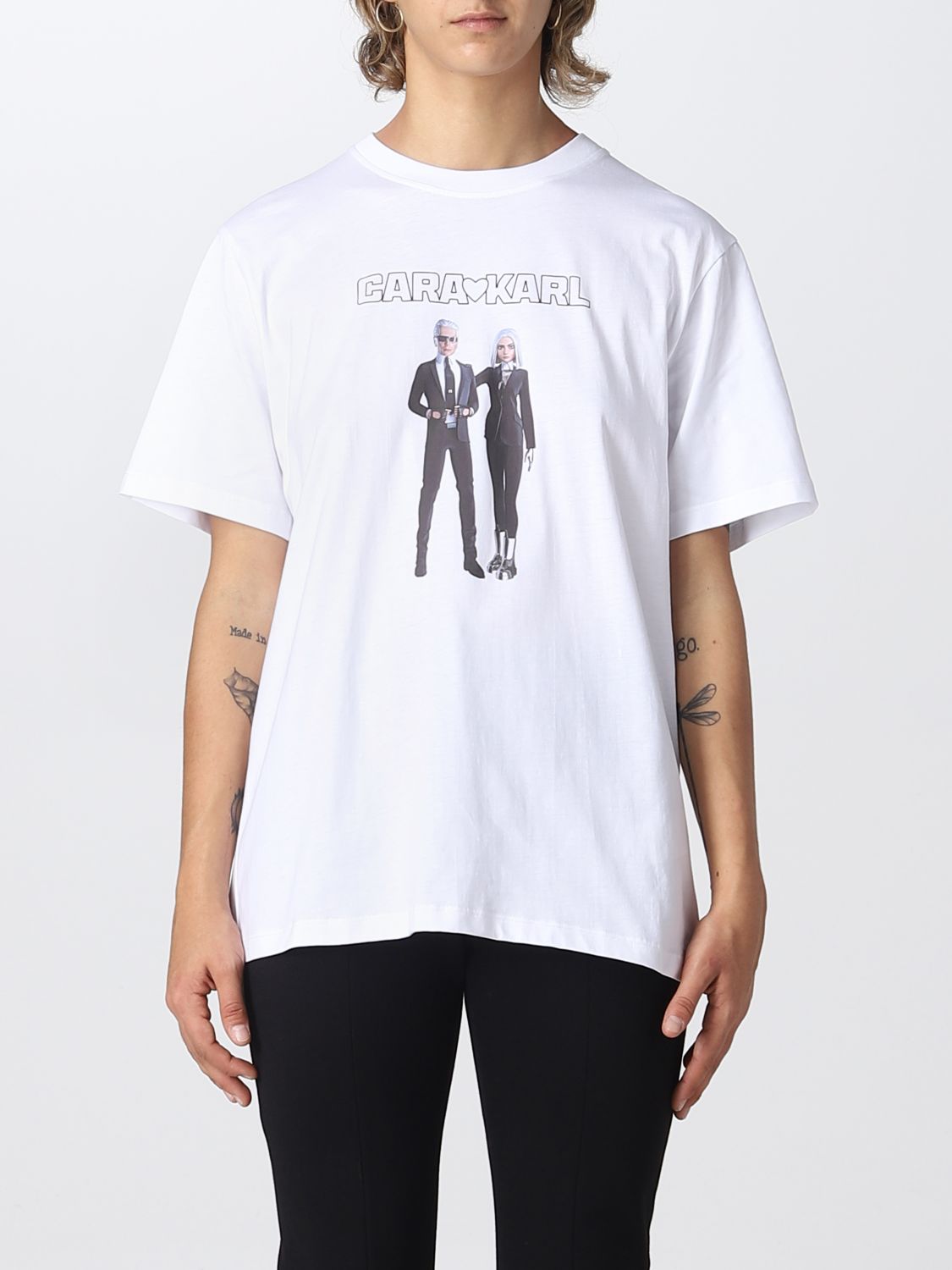 Karl Lagerfeld T-shirt  Woman Color White