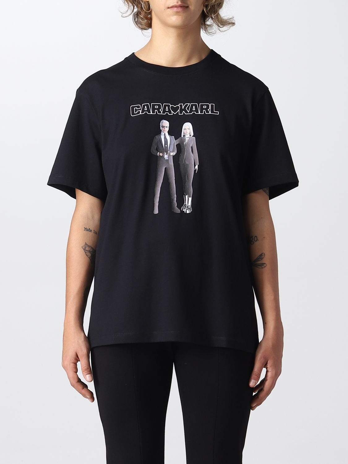 Karl Lagerfeld T-shirts  Women In Black