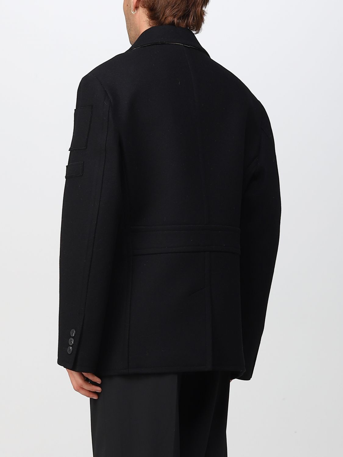 NEIL BARRETT: jacket for man - Black | Neil Barrett jacket PBCA013T006 ...