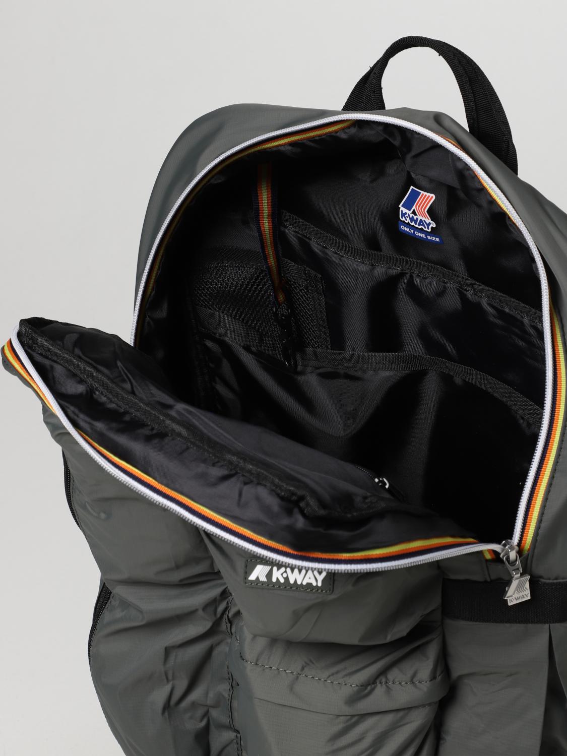 KWAY backpack for man Green KWay backpack K2118SW online on