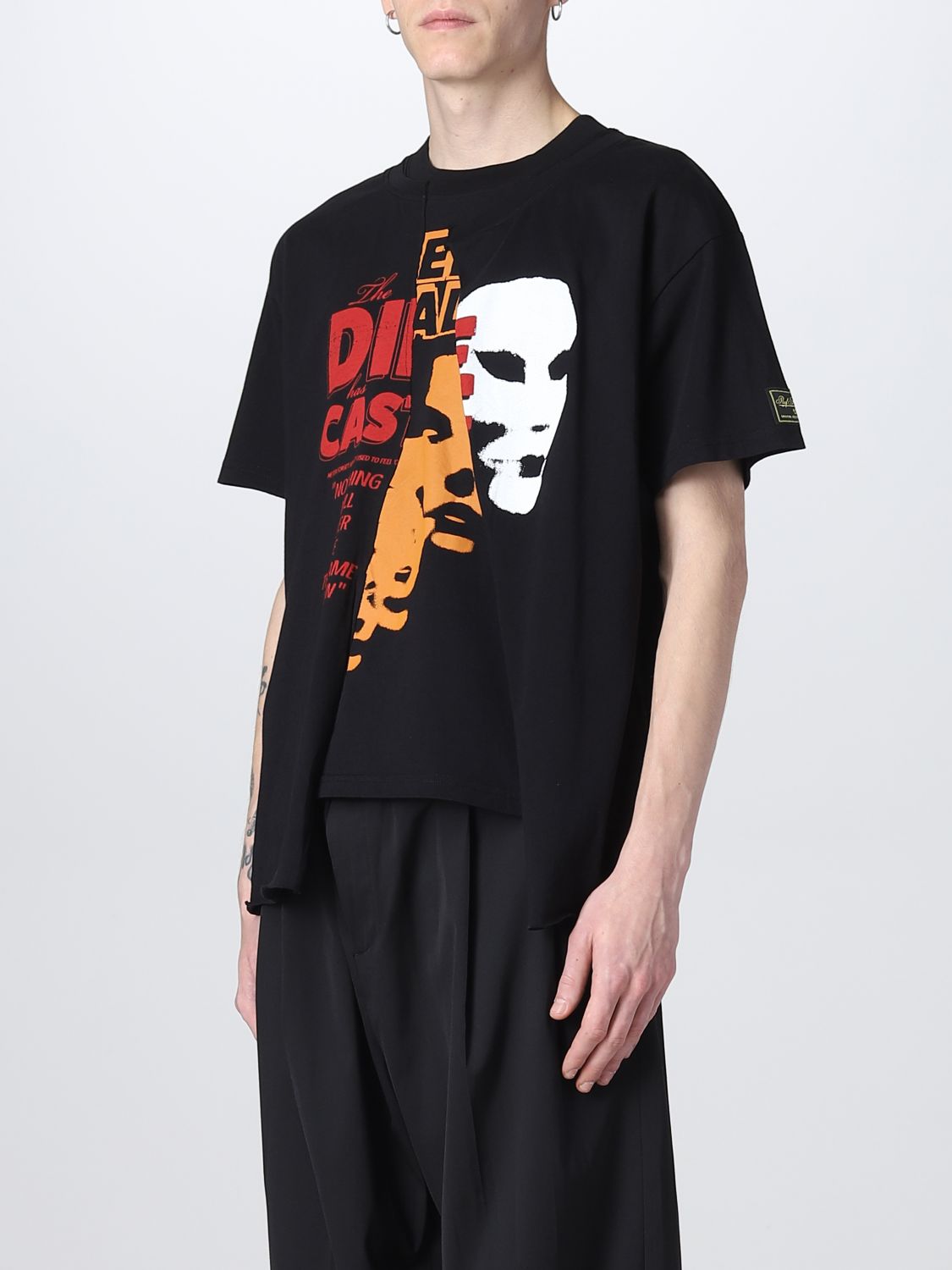 RAF SIMONS: t-shirt for man - Black | Raf Simons t-shirt 222M141B ...