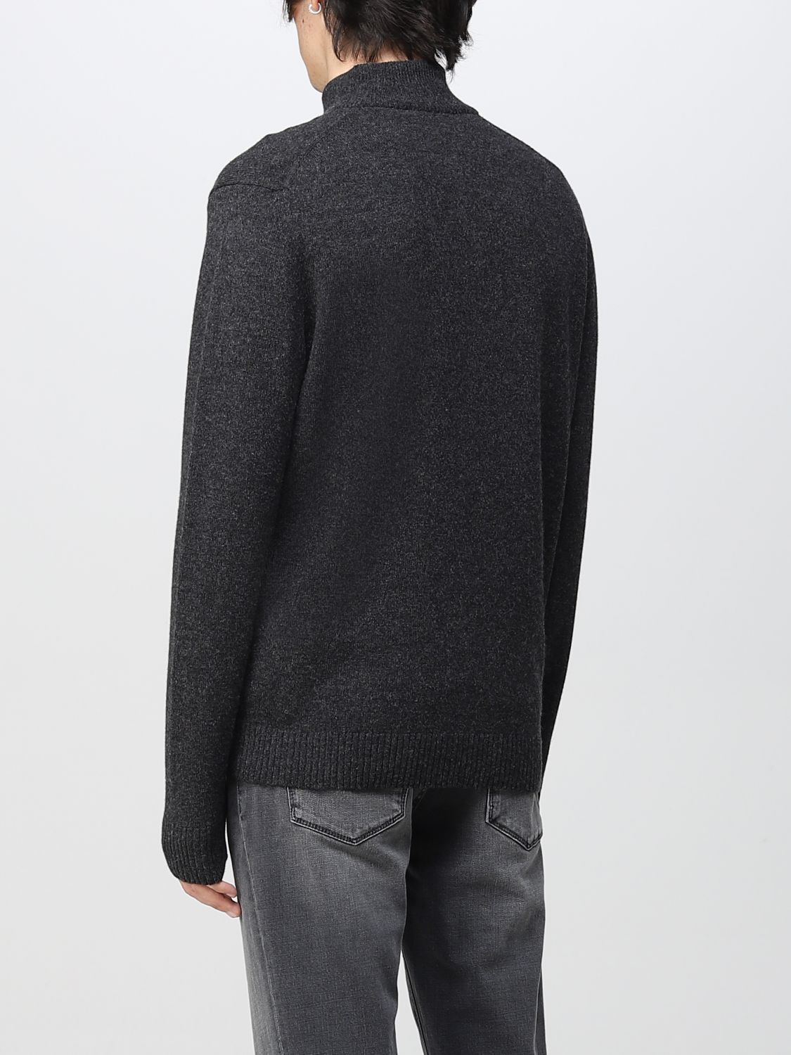 LACOSTE: cardigan for man - Charcoal | Lacoste cardigan AH1945 online ...