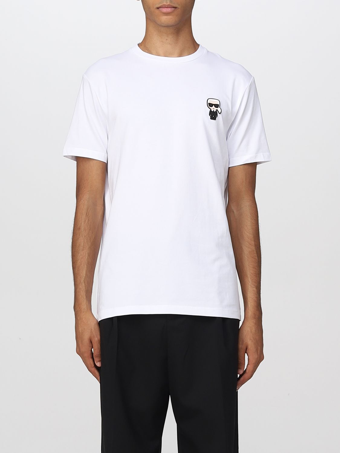 T-shirt Karl Lagerfeld: T-shirt Karl Lagerfeld homme blanc 1
