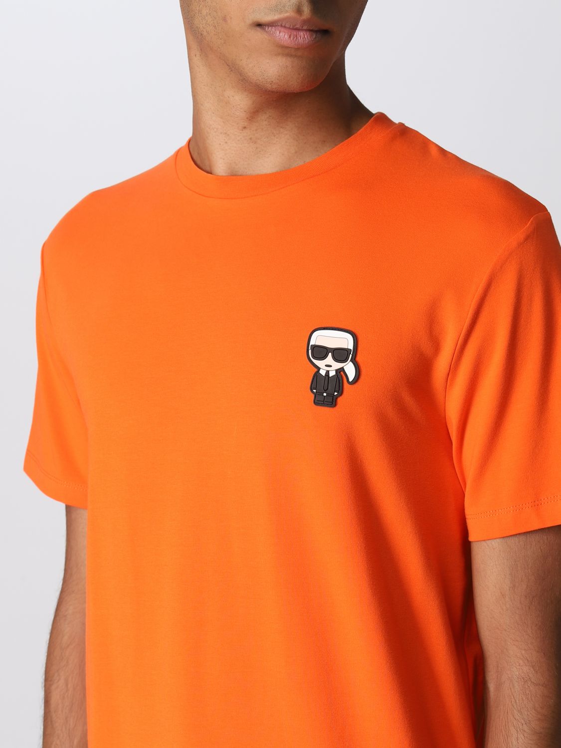 T-shirt Karl Lagerfeld: T-shirt Karl Lagerfeld homme orange 3