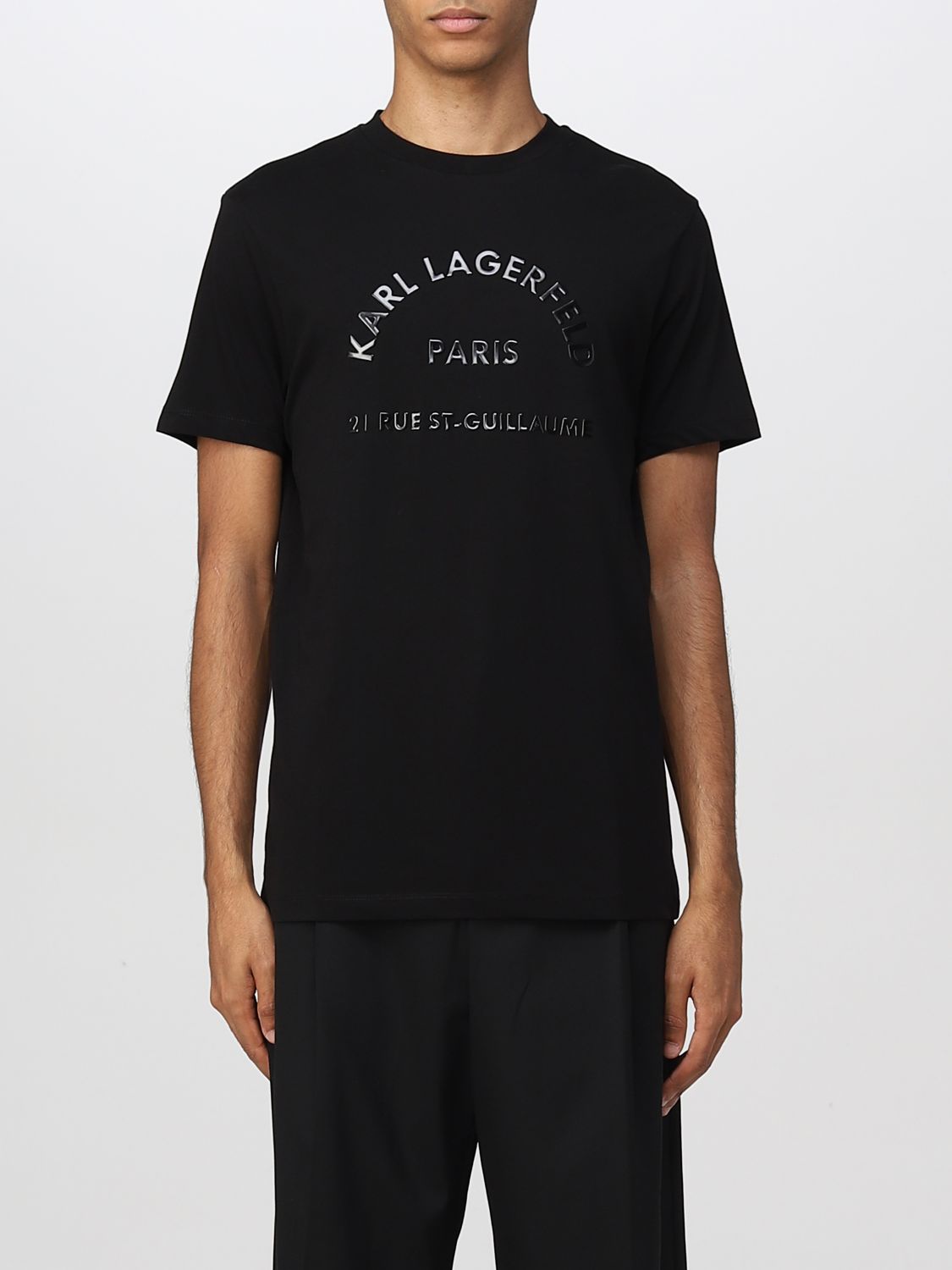 T-shirt Karl Lagerfeld: T-shirt Karl Lagerfeld homme noir 1
