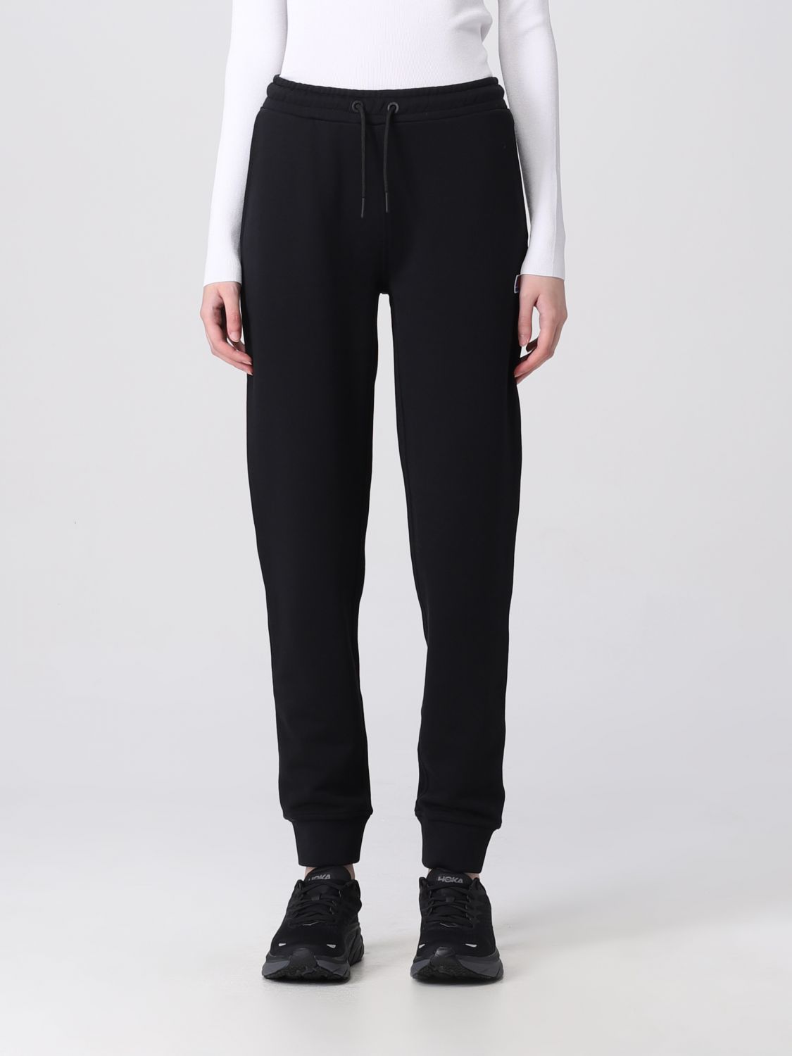 K-WAY: pants for woman - Black | K-Way pants K6118KW online on GIGLIO.COM