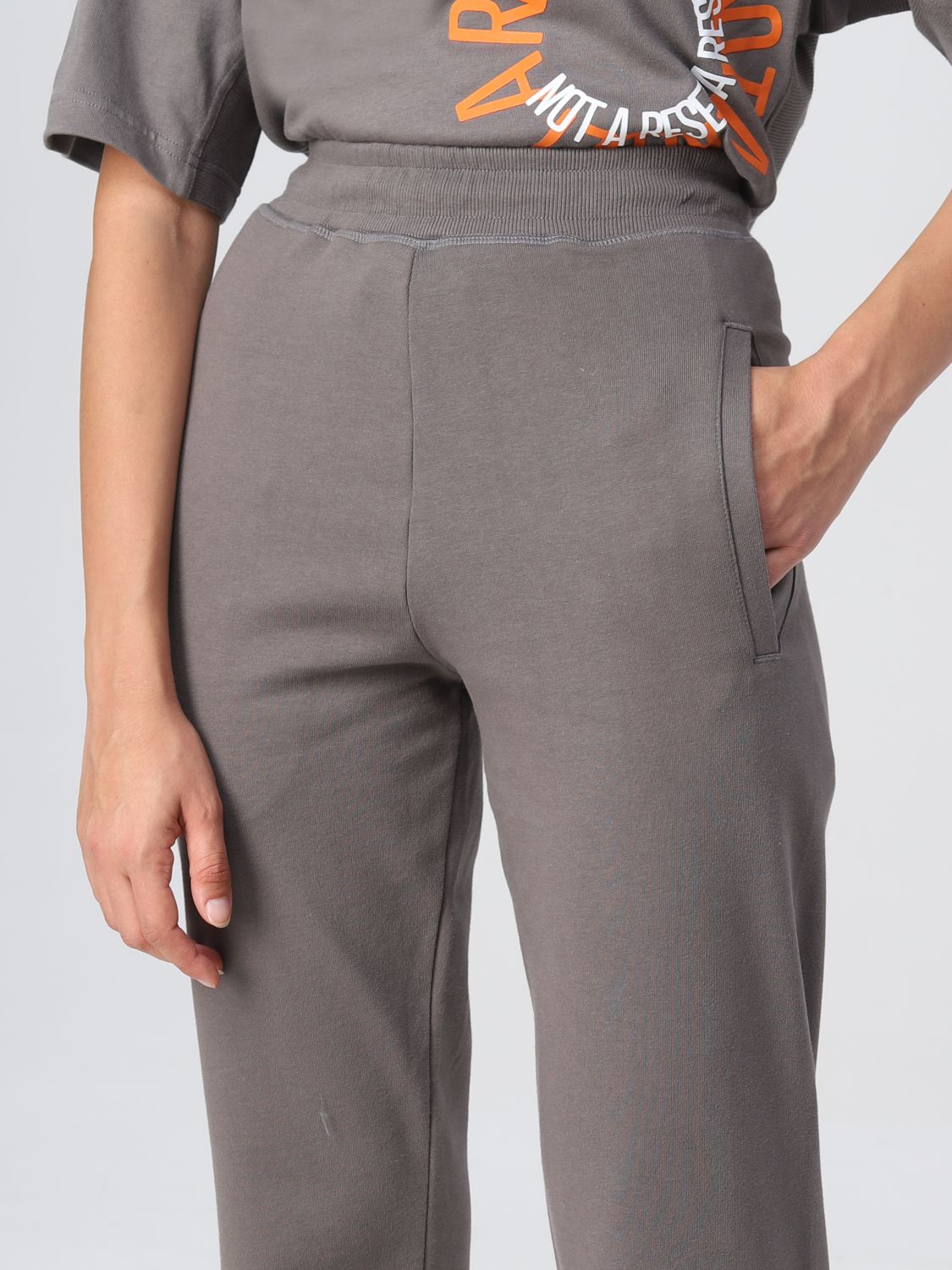 Pantalone Adidas By Stella Mccartney: Pantalone Adidas By Stella Mccartney donna grigio 5