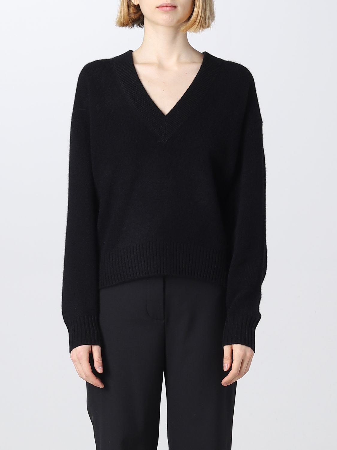 IRO: sweater for woman - Black | Iro sweater WM12LILWEEN online on ...